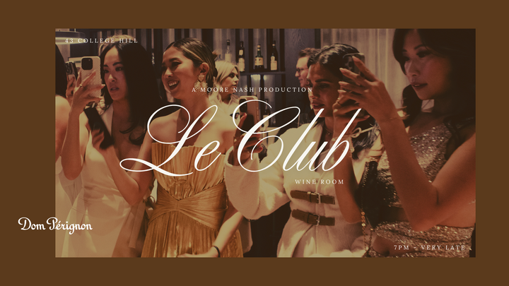 Le Club Wine Room - Friday 26 September