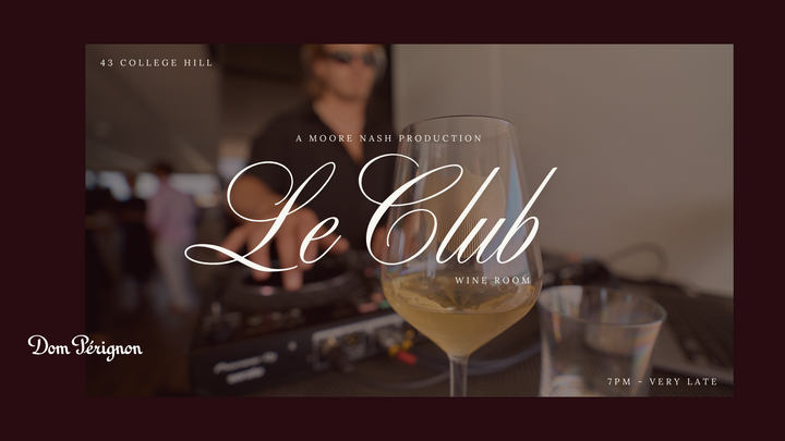 Le Club Wine Room - Friday 26 September