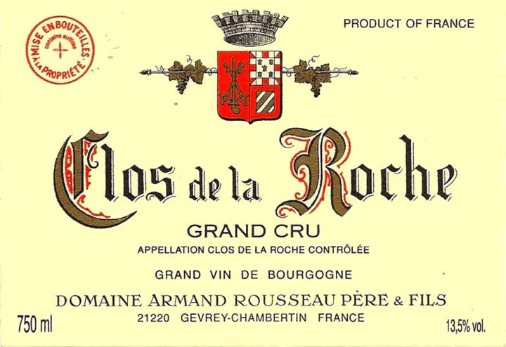 Domaine Armand Rousseau - Clos de la Roche Grand Cru 2014